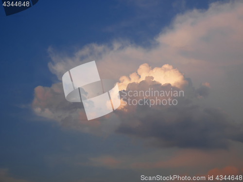 Image of Cloudscape at dusk time