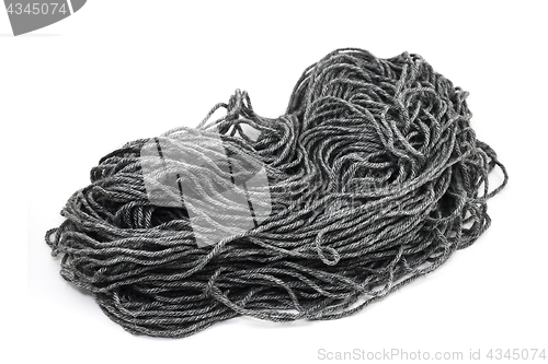 Image of gray coil of wool