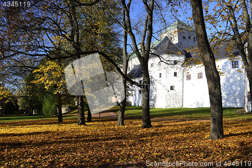 Image of HELSINKI, TURKU – OCTOBER 21, 2017: the medieval castle Turun 