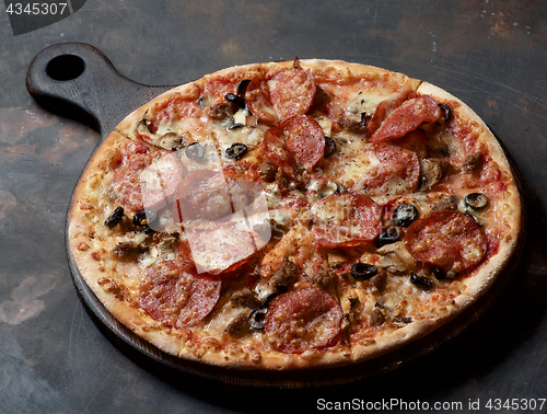 Image of Homemade Meat Pizza