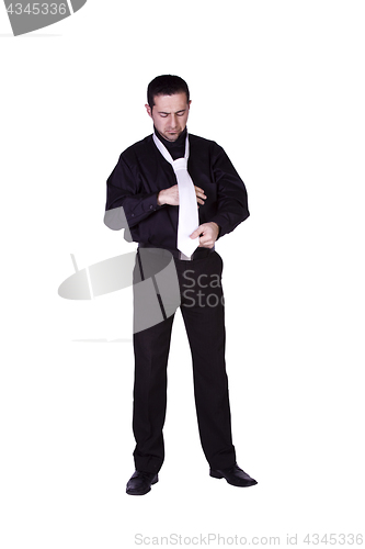 Image of Businessman Dressing Up