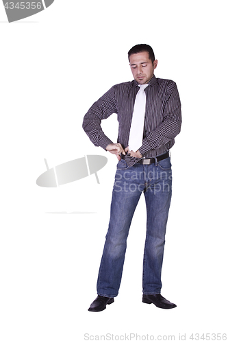 Image of Casual Man Dressing Up