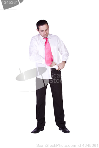 Image of Businessman Dressing Up