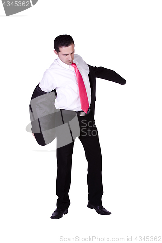 Image of Businessman Dressing Up