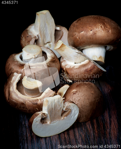 Image of Raw Portobello Mushrooms