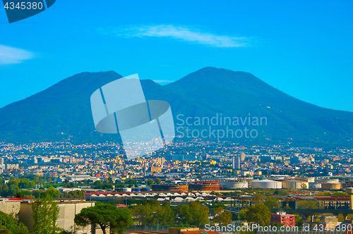 Image of Close-up of Vesuvius mountain. Italy