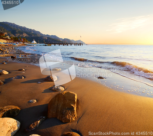 Image of Picturesque Mediterranean seascape in Turkey