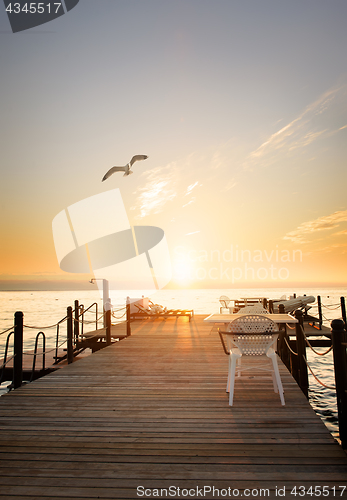 Image of Pier stretching into the sea