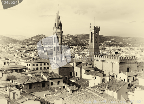 Image of Florence Cityscape sepia