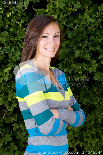 Image of Teenager with her arms crossed