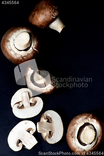 Image of Raw Portobello Mushrooms