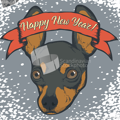 Image of Year of the dog vector concept