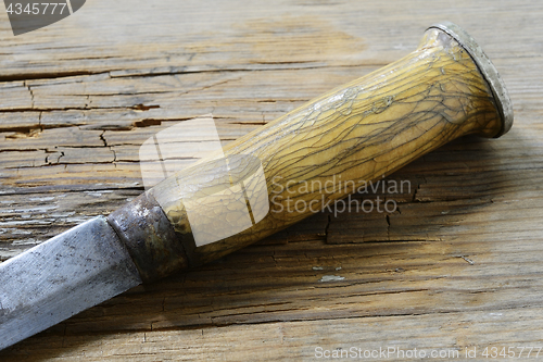 Image of traditional Finnish knife puukko