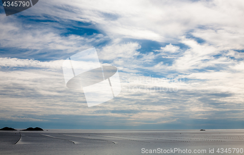 Image of nets in open sea