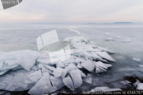 Image of Frozen lake