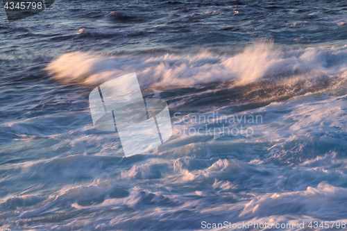 Image of Windy blue sea