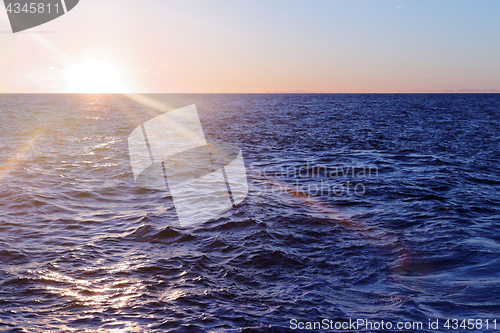 Image of Windy blue sea