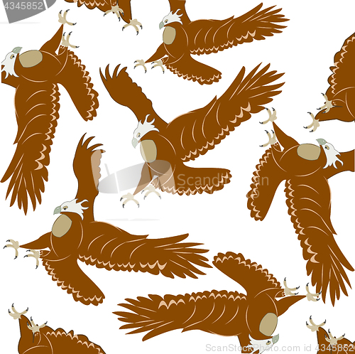 Image of Bird eagle pattern
