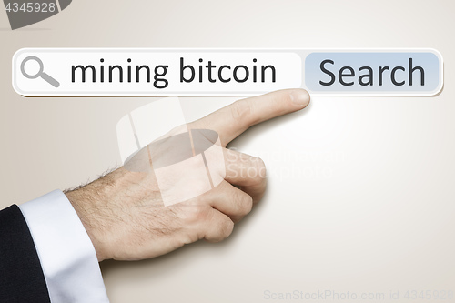 Image of web search for mining bitcoin