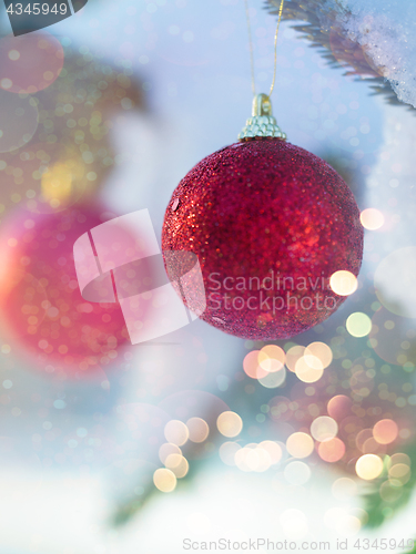 Image of christmas tree ball decoration