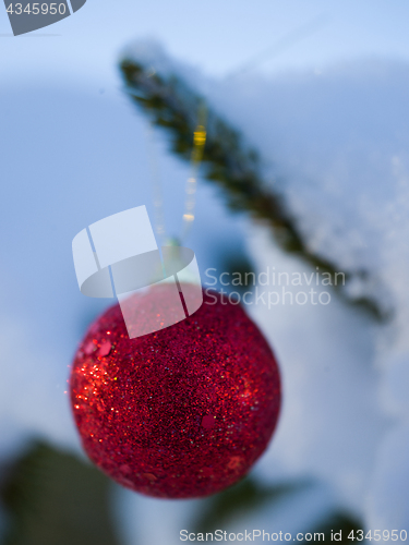 Image of christmas tree ball decoration