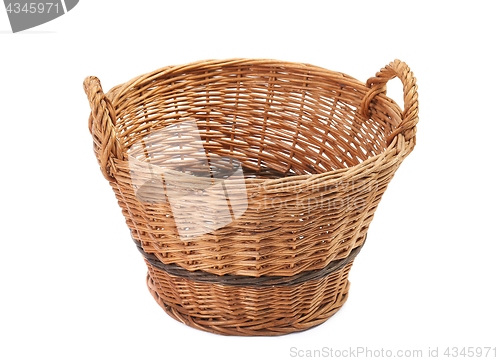 Image of Simple basket on white