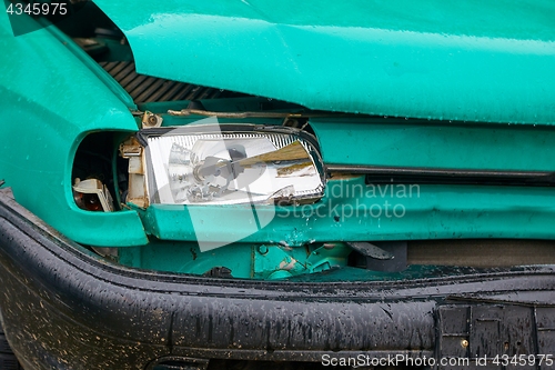 Image of Car Wreck Detail
