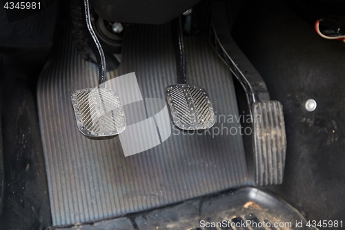 Image of Pedals of a car