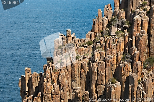 Image of Rugged coastline cliffs