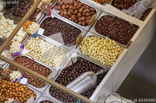 Image of Sweets, candies at a shop