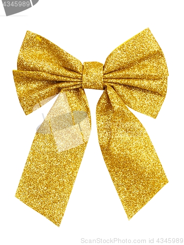 Image of Christmas bow on white