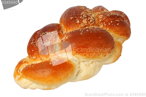 Image of Challah bun on white