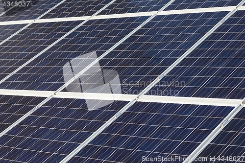 Image of Solar panels on a roof