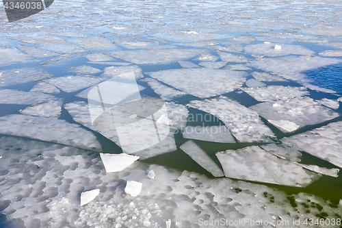 Image of Winter Ice On Water