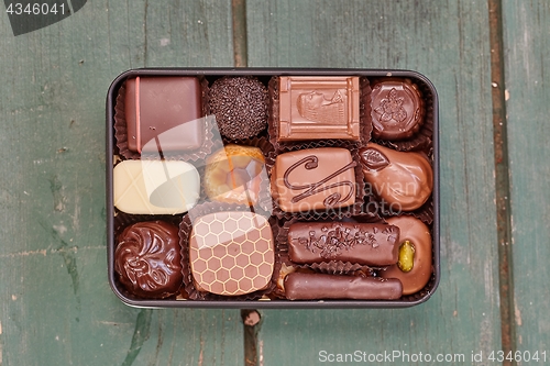 Image of Chocolate candies box