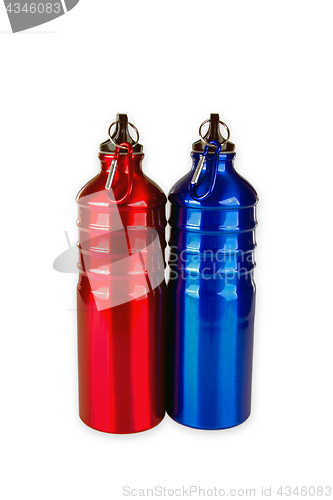 Image of Aluminum beverage bottles