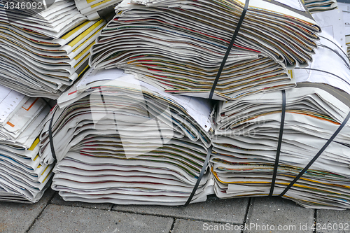 Image of Stack of newspapers