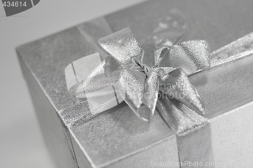 Image of silver gift box