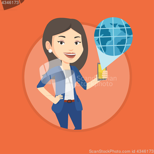 Image of International technology communication.