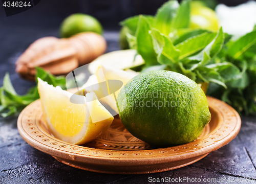 Image of ingredients for mojito