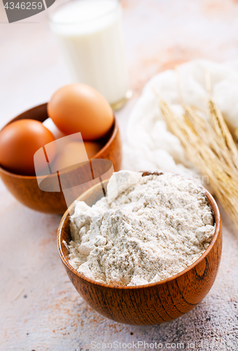 Image of ingredients for baking