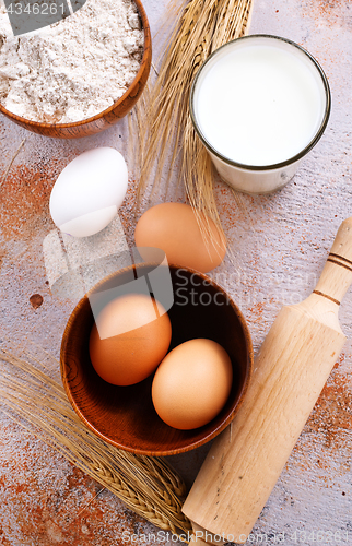Image of ingredients for baking