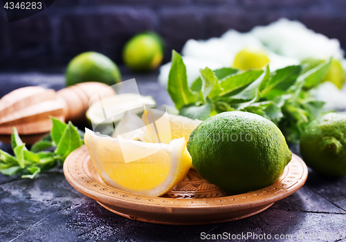 Image of ingredients for mojito