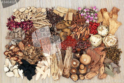 Image of Traditional Chinese Herb Selection