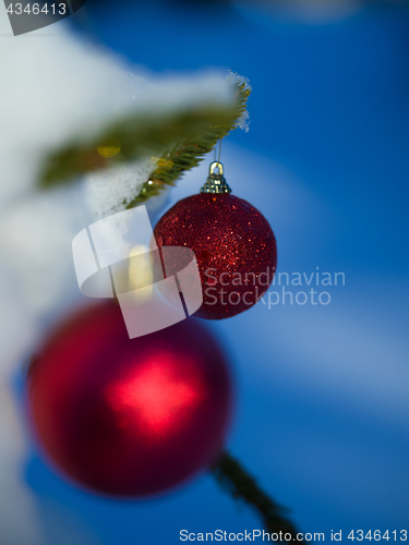 Image of christmas tree ball decoration