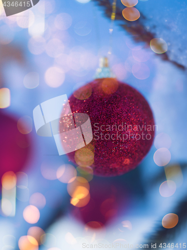 Image of christmas tree ball decoration