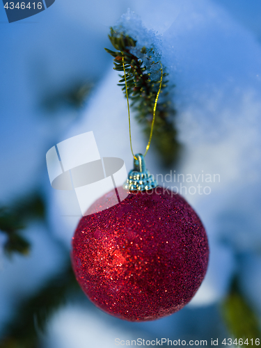 Image of christmas tree ball decoration