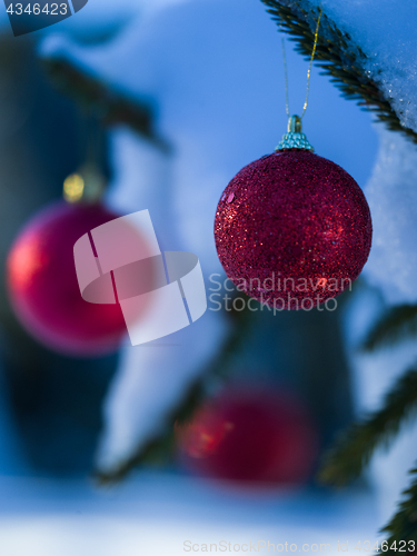 Image of christmas tree ball decoration