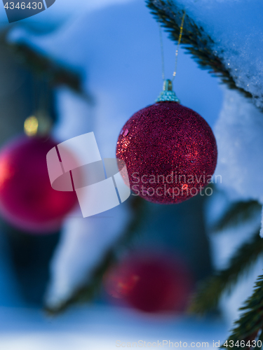 Image of christmas tree ball decoration