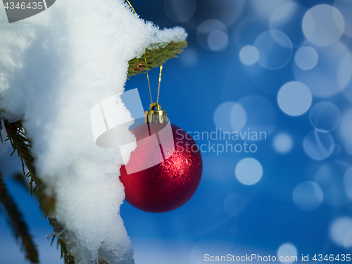 Image of christmas tree ball decoration